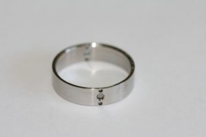 turned stainless steel ring